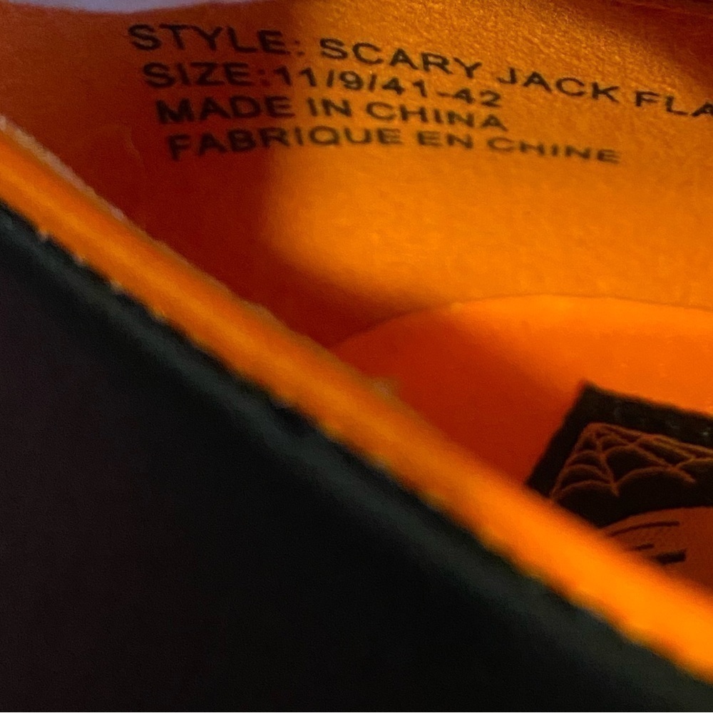 Strange cult scary jack flat ballet flats size 11 - Picture 5 of 5
